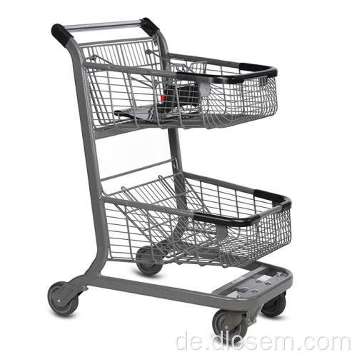 Doppelkörbe Shopping Trolley